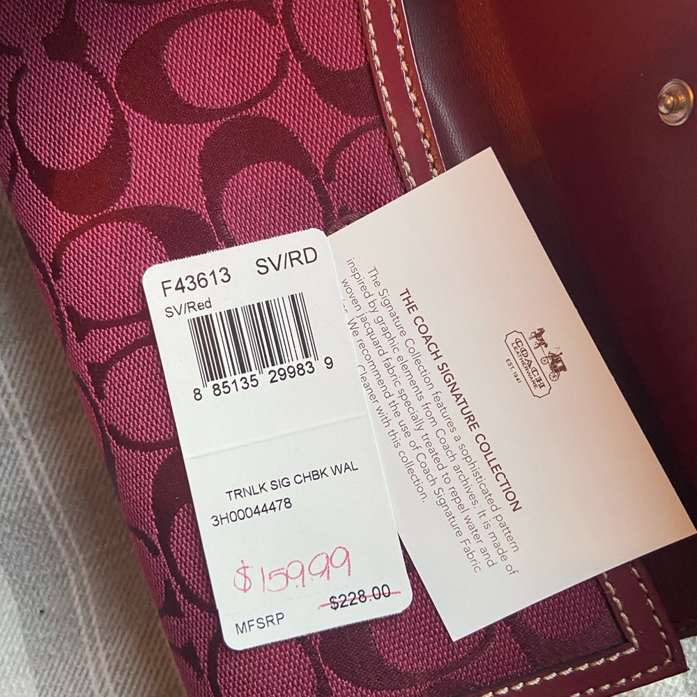 New Authentic Coach Wallet With Tags - image 3